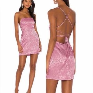 Resa Alex Mini Dress in Pink Rose Size Small